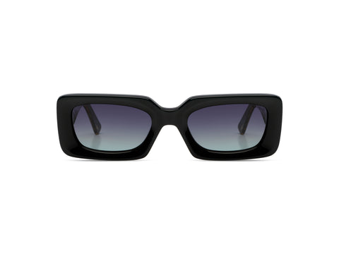 KOMONO Tony Track Sunglasses - black/white/green