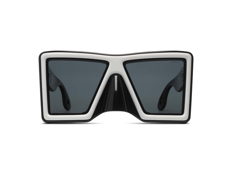 Walter Van Beirendonck Black Komono Edition Ufo Sunglasses In Comb. Iii  Black/blac